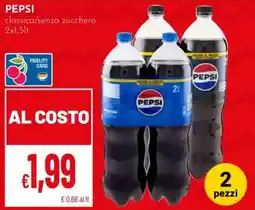 Pan Pepsi classica/senza zucchero offerta