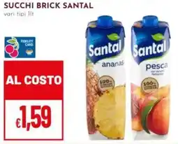 Pan Succhi brick Santal offerta