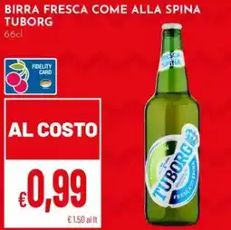 Pan Birra fresca come alla spina Tuborg offerta