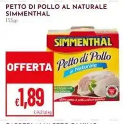 Pan Petto di Pollo al Naturale Simmenthal offerta