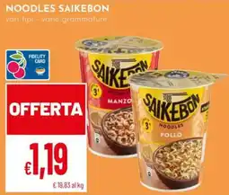 Pan Noodles Saikebon offerta