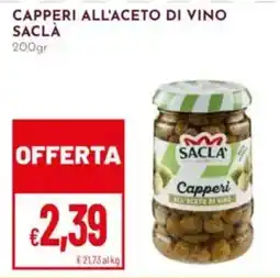 Pan Capperi all'aceto di vino Saclà offerta