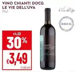 Pan Vino Chianti DOCG Le Vie dell'Uva offerta