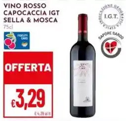 Pan Vino rosso Capocaccia IGT Sella & Mosca offerta