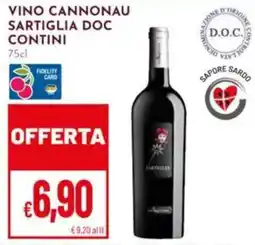Pan Vino Cannonau Sartiglia Doc Contini offerta