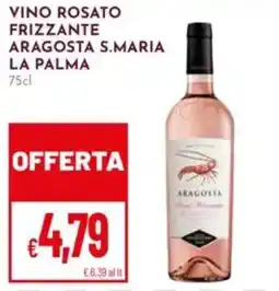 Pan Vino rosato frizzante Aragosta S. Maria La Palma offerta
