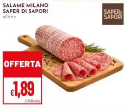 Pan Salame milano Saper di Sapori offerta