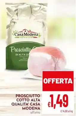 Pan Prosciutto cotto alta qualità Casa Modena offerta