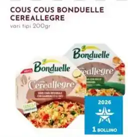 Pan Cous cous Bonduelle Cereallegre offerta