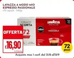 Pan Lavazza espresso passionale offerta