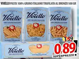 Il Genio Supermercato Voiello pasta 100% grano italiano offerta