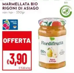 Pan Marmellata bio Rigoni di Asiago offerta