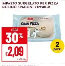 Pan Impasto per gran pizza Molino Spadoni offerta