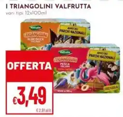 Pan I triangolini Valfrutta offerta