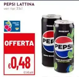 Pan Pepsi lattina offerta