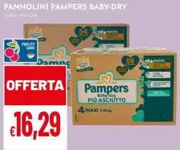 Pan Pampers Baby-dry Più Asciutto offerta