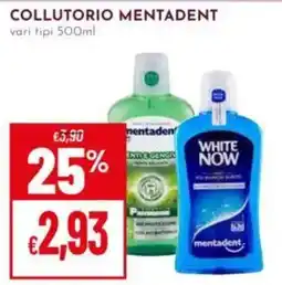 Pan Collutorio mentadent offerta