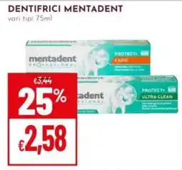 Pan Dentifrici Mentadent offerta