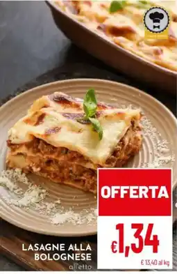 Pan Lasagne alla bolognese offerta