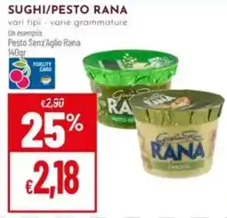 Pan Pesto Senz'Aglio Rana offerta