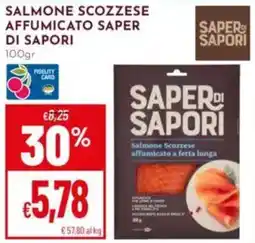 Pan Salmone scozzese affumicato Saper di Sapori offerta