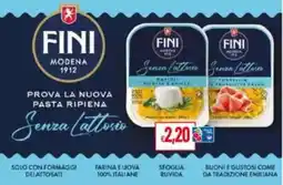 Pan Fini pasta ripiena senza lattosio offerta