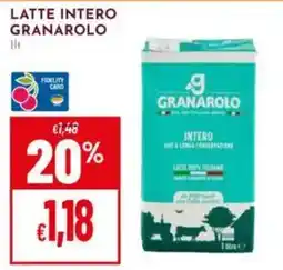 Pan Latte intero Granarolo offerta