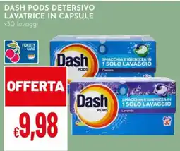Pan Dash Pods Detersivo Lavatrice in Capsule offerta