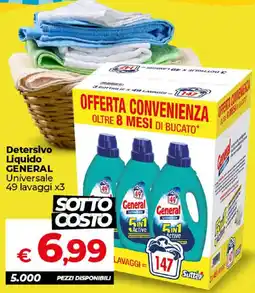 Ipercoop Radenza Detersivo Liquido General Universale offerta