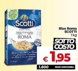 Ipercoop Radenza Riso Roma Scotti offerta