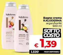Ipercoop Radenza Bagno crema Kaloderma argan/karité offerta