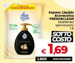 Ipercoop Radenza Sapone Liquido Nutriente FRESH&CLEAN offerta