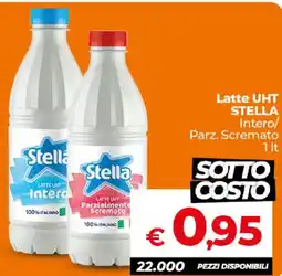 Ipercoop Radenza Latte UHT Stella offerta