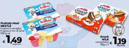 Ipercoop Radenza Fruttolo Maxi Nestlé offerta