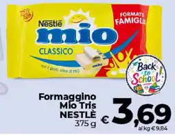 Ipercoop Radenza Formaggino Mio Tris Nestlé offerta