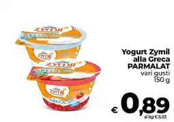 Ipercoop Radenza Yogurt Zymil alla Greca Parmalat offerta