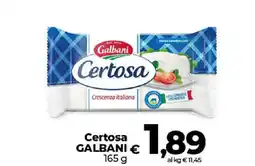 Ipercoop Radenza Certosa Galbani offerta