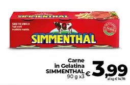 Ipercoop Radenza Carne in Gelatina Simmenthal offerta