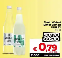 Ipercoop Radenza Tonic Water/ Bitter Lemon KINLEY offerta