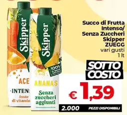 Ipercoop Radenza Succo di Frutta Intenso Skipper ZUEGG offerta