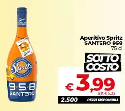 Ipercoop Radenza Aperitivo Spritz Santero offerta
