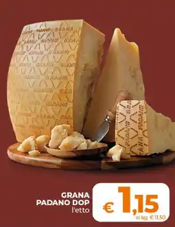 Ipercoop Radenza Grana Padano Dop offerta