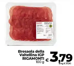Ipercoop Radenza Bresaola della Valtellina IGP Rigamonti offerta