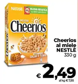Ipercoop Radenza Cheerios al miele NESTLÉ offerta