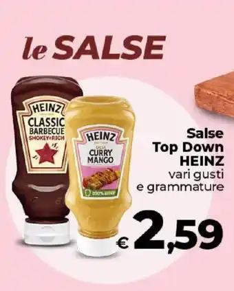 Ipercoop Radenza Salse Top Down Heinz offerta