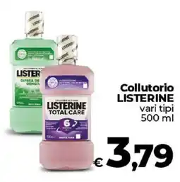 Ipercoop Radenza Collutorio Listerine offerta