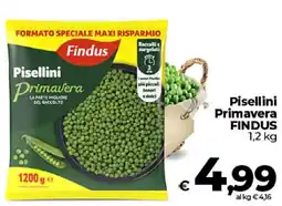 Ipercoop Radenza Pisellini Primavera Findus offerta
