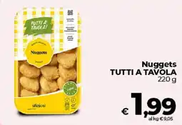 Ipercoop Radenza Nuggets TUTTI A TAVOLA offerta