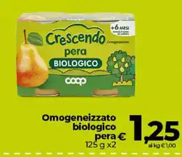 Ipercoop Radenza Crescendo pera biologico offerta
