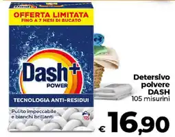 Ipercoop Radenza Detersivo polvere DASH offerta